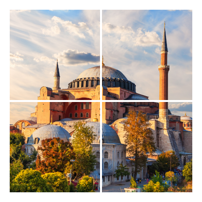 Split canvas prints - Package 6